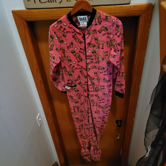 Fleece LazyOne Onesie with Dropseat Size 12 - Picture 1 of 10